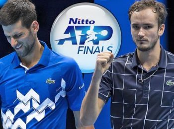 ATP Finals 2020 ยอโควิช พลาดท่าแพ้ เมดเวเดฟ