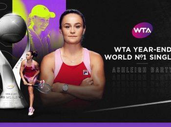 WTA จัดอันดับนักเทนนิสหญิงอาชีพ ส่งท้ายปี 2020