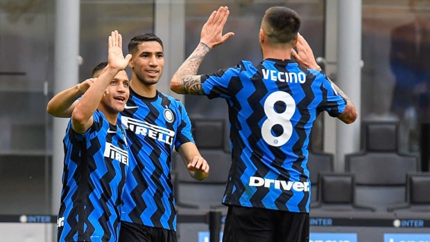 Matias Vecino and Alexis Sanchez